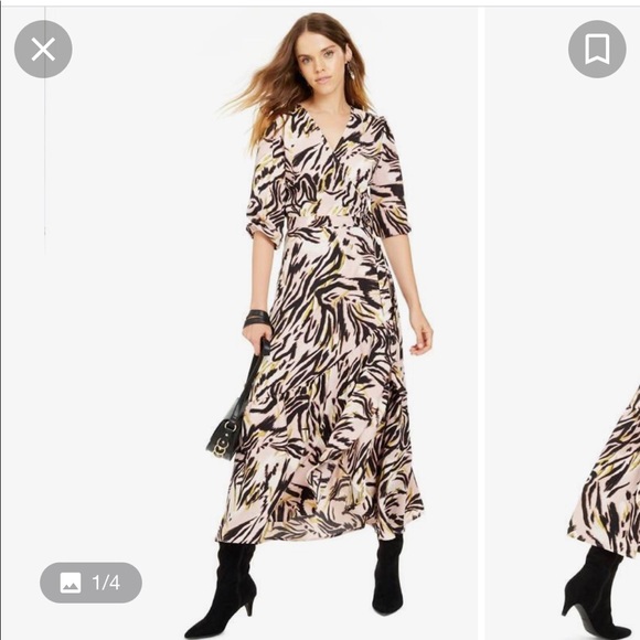 NWOT Bar III Maxi Wrap Dress - Size XXS - Picture 1 of 7